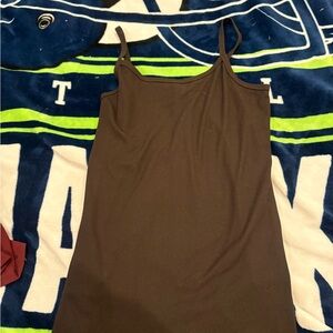 No Boundaries Brown Tank Top